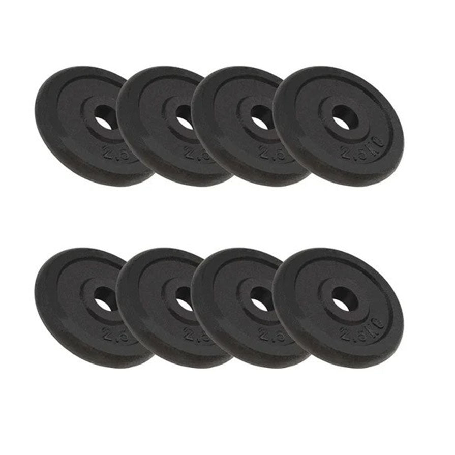 Cast Iron Olympic Plates 5kg Set of 4