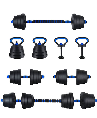 Adjustable 2-in-1 Weight Set – Dumbbell and Barbell 20 kg