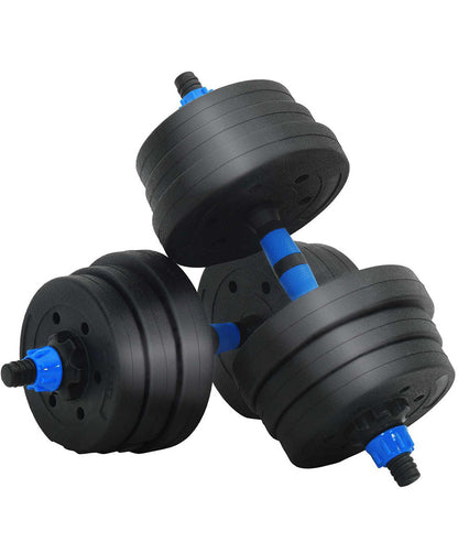 Adjustable 2-in-1 Weight Set – Dumbbell and Barbell 20 kg