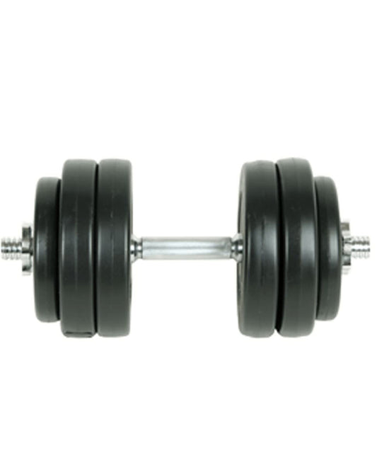 Adjustable Dumbbell Set 15 kg – Black Strength Training Weights