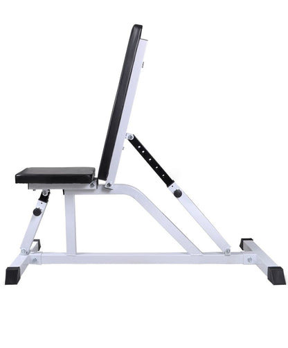 Adjustable Workout Bench with 30.5 kg Barbell and Dumbbell Set
