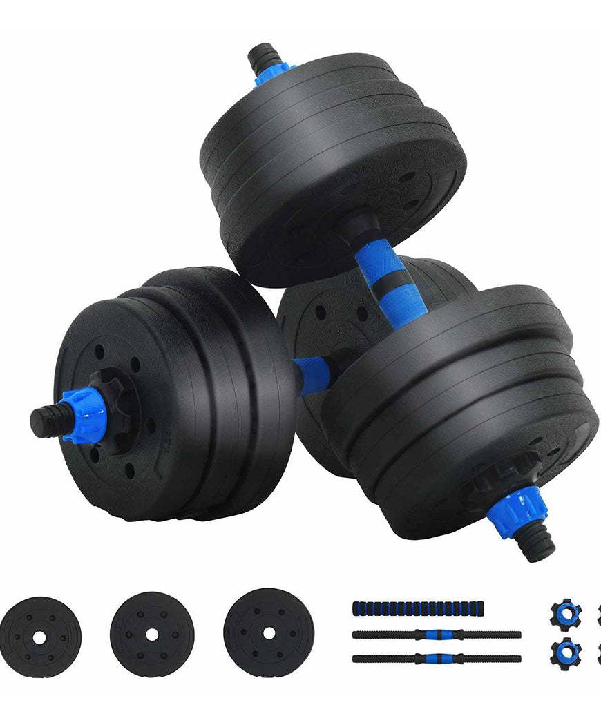 Adjustable 2-in-1 Weight Set – Dumbbell and Barbell 20 kg
