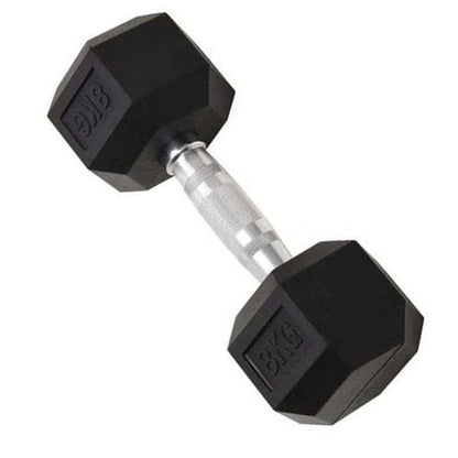 Cast Iron Dumbbells Set Home Gym 2x8kg