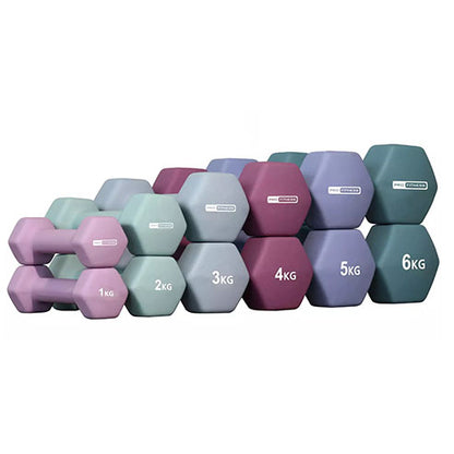 Pro Fitness Neoprene Dumbbells - 2 x 6kg