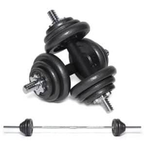 Adjustable Dumbbell Barbell Set - 20KG 30KG 40KG 50KG SETS