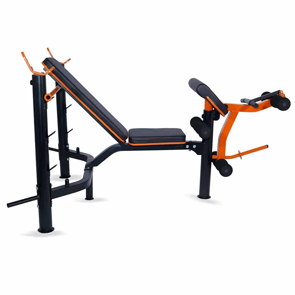 Heavy Duty Multi Gym Machine - Adjustable Weight Bench with Barbell Rack - Image 2