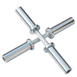 Olympic Dumbbell Barbell Set Pair with Spring Collars