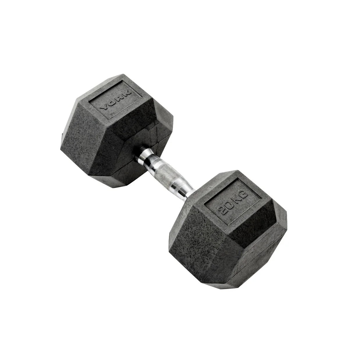 York Rubber Hex Dumbbell Sets With Racks - Image 12