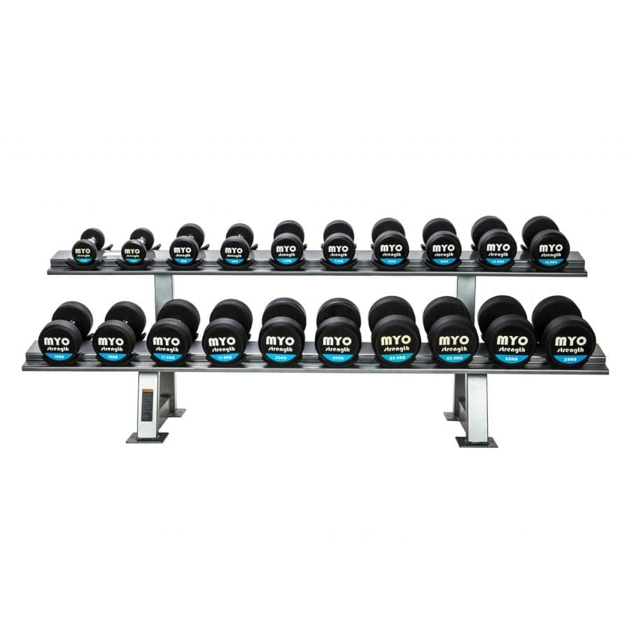 MYO Strength Rubber Dumbbells Sets