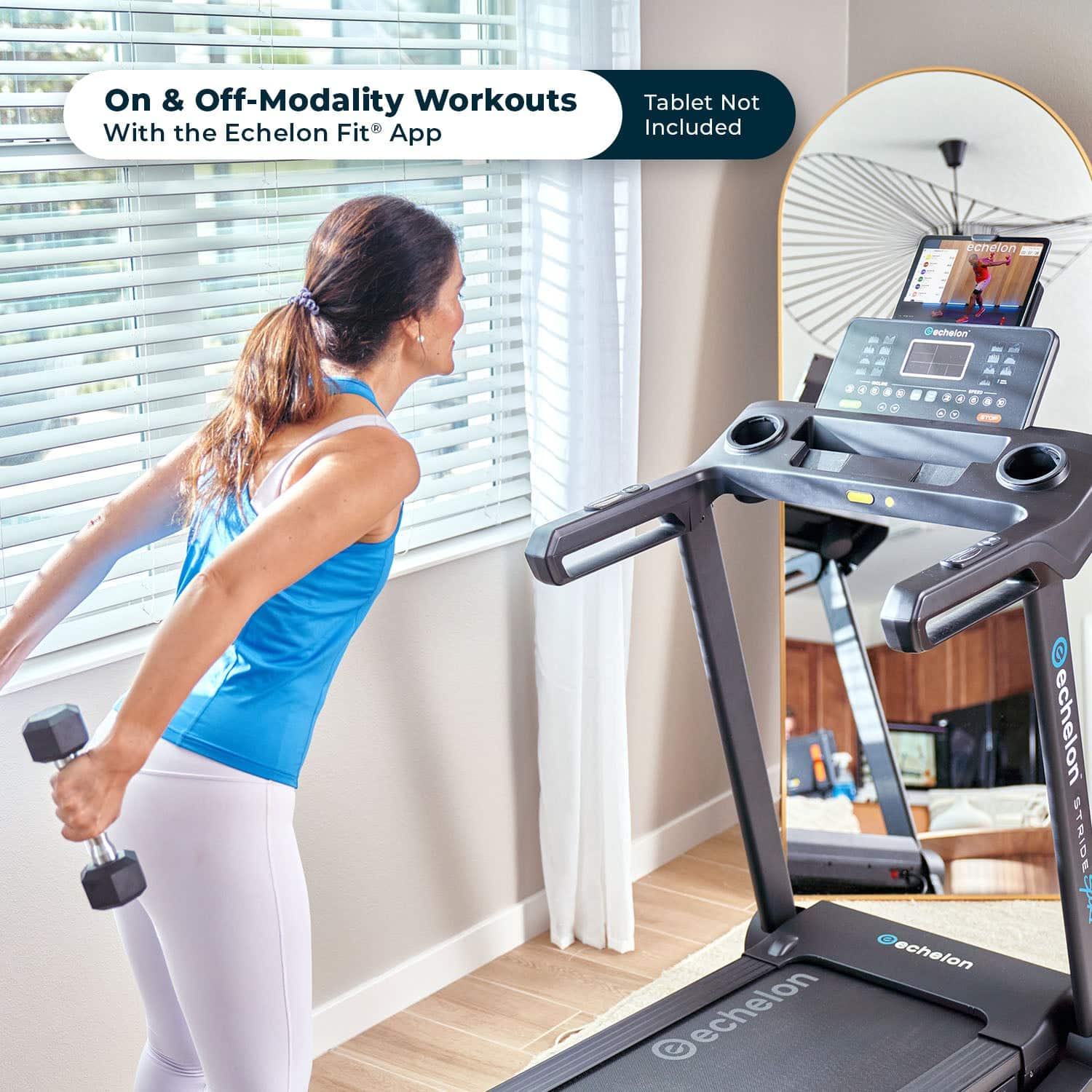 Echelon Stride 30 Sport Folding Treadmill - Image 8