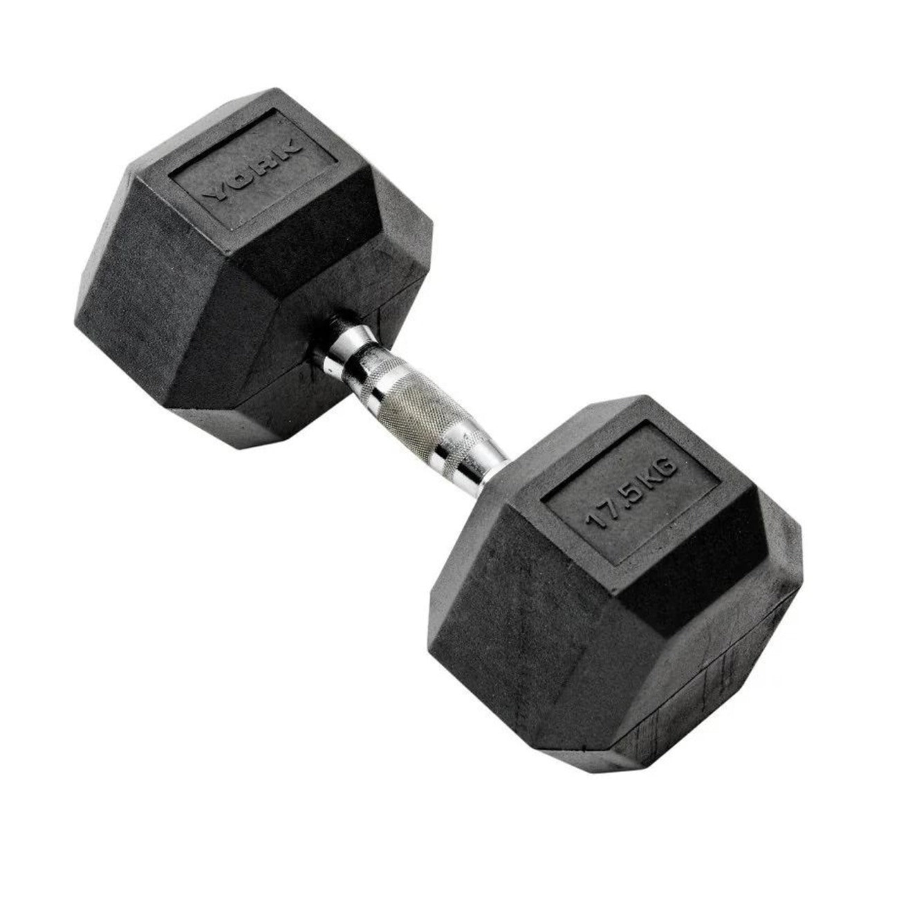 York Rubber Hex Dumbbell Sets With Racks - Image 14