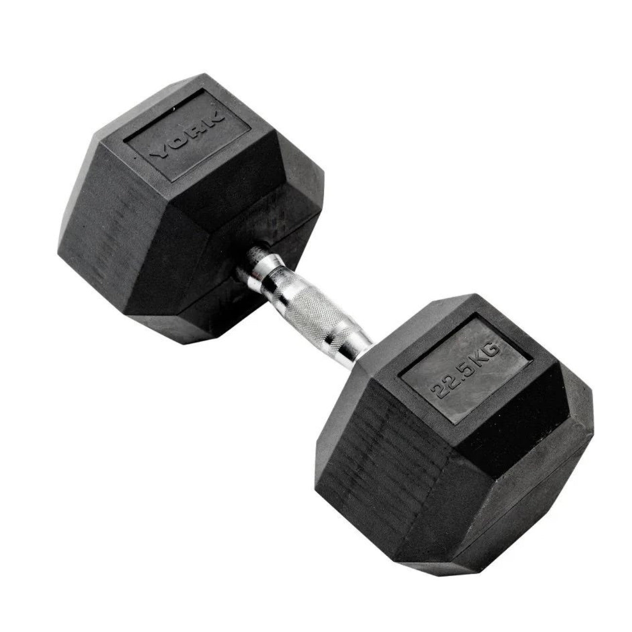 York Rubber Hex Dumbbell Sets With Racks - Image 15