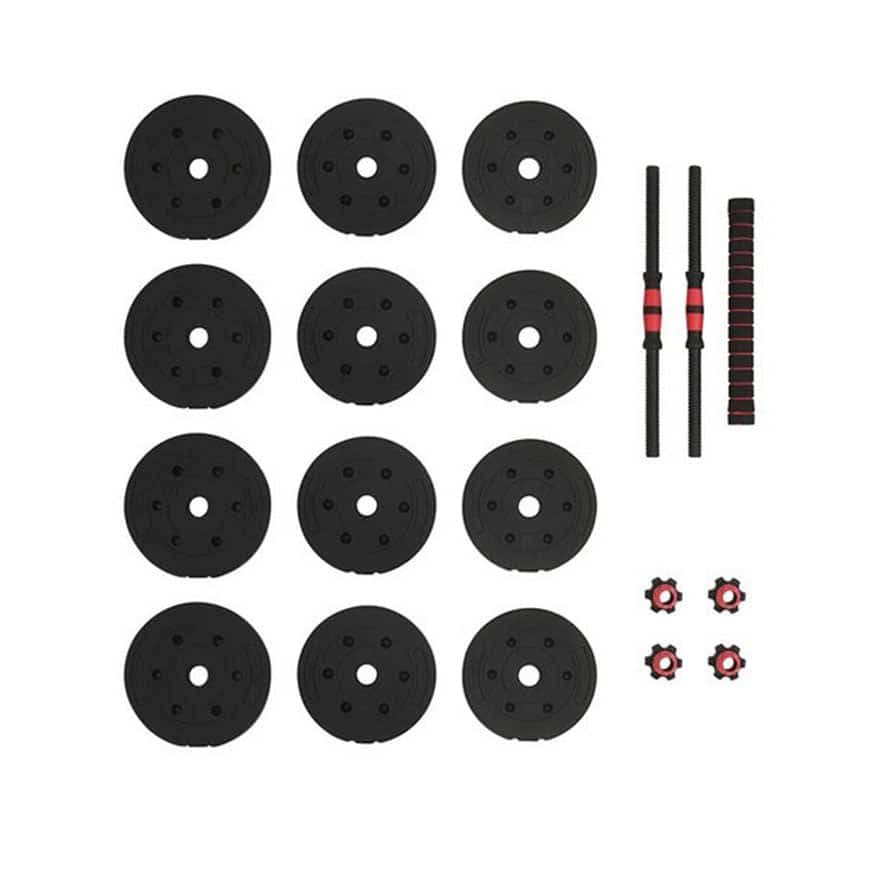 20kg Adjustable Dumbbell Barbell Set - Image 2