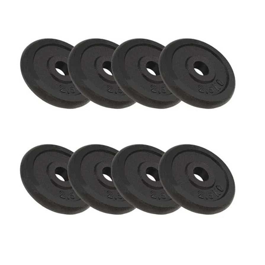Cast Iron Olympic Plates 5kg Set of 4