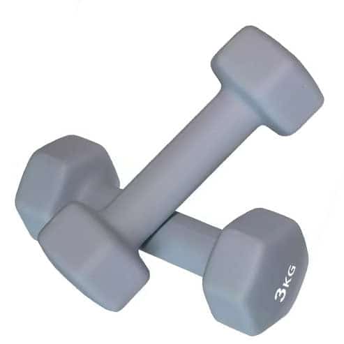 Pro Fitness Neoprene Dumbbells - 2 x 3kg