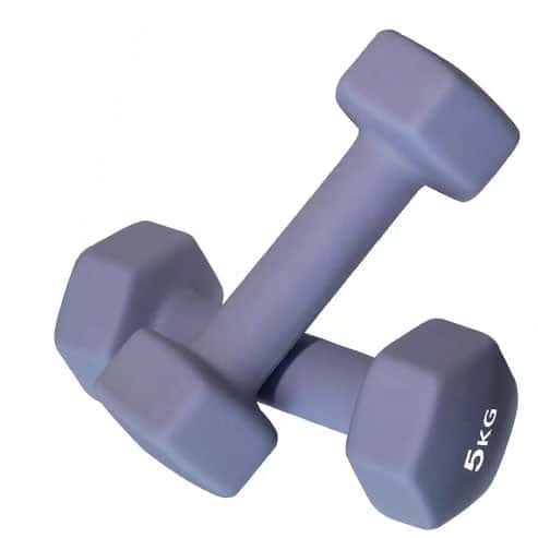 Pro Fitness Neoprene Dumbbells - 2 x 5kg